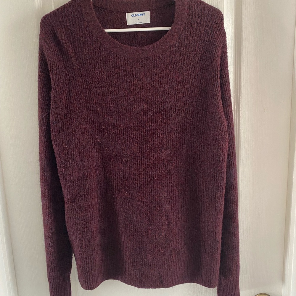 Old Navy Burgundy Sweater XL